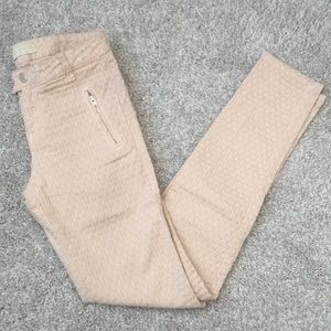 Zara Textured Khaki Pants